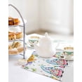 thumbnail image 4 of Spring Easter Kitchen Dish Towels for Drying Dishes Set of 4, Watercolor Eggs Gnomes Floral Butterflies Plants Waffle Weave Microfiber Hand Tea Bathroom Towels Quick Dry & Absorbent Towel 12x12, 4 of 7