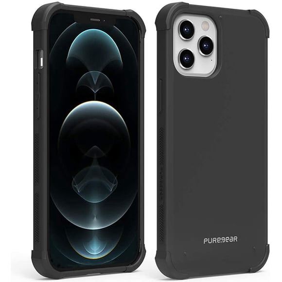 Funda Para iPhone 12/ 12 Pro Puregear Dualtek Uso Rudo Negro Original PureGear Dualtek/Negro