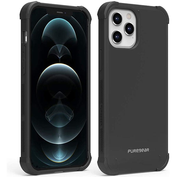 Funda Para iPhone 12/ 12 Pro Puregear Dualtek Uso Rudo Negro Original PureGear Dualtek/Negro