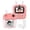 Flesh Pink, variant on Kids Instant Print Camera Kids Camera 1080P Digital Camera Dual Lens 2.4 Inch IPS Screen Built-in Battery Picture Frames with Thermal Printing Paper Birthday Festival Gift for 3+ Year Old Ch