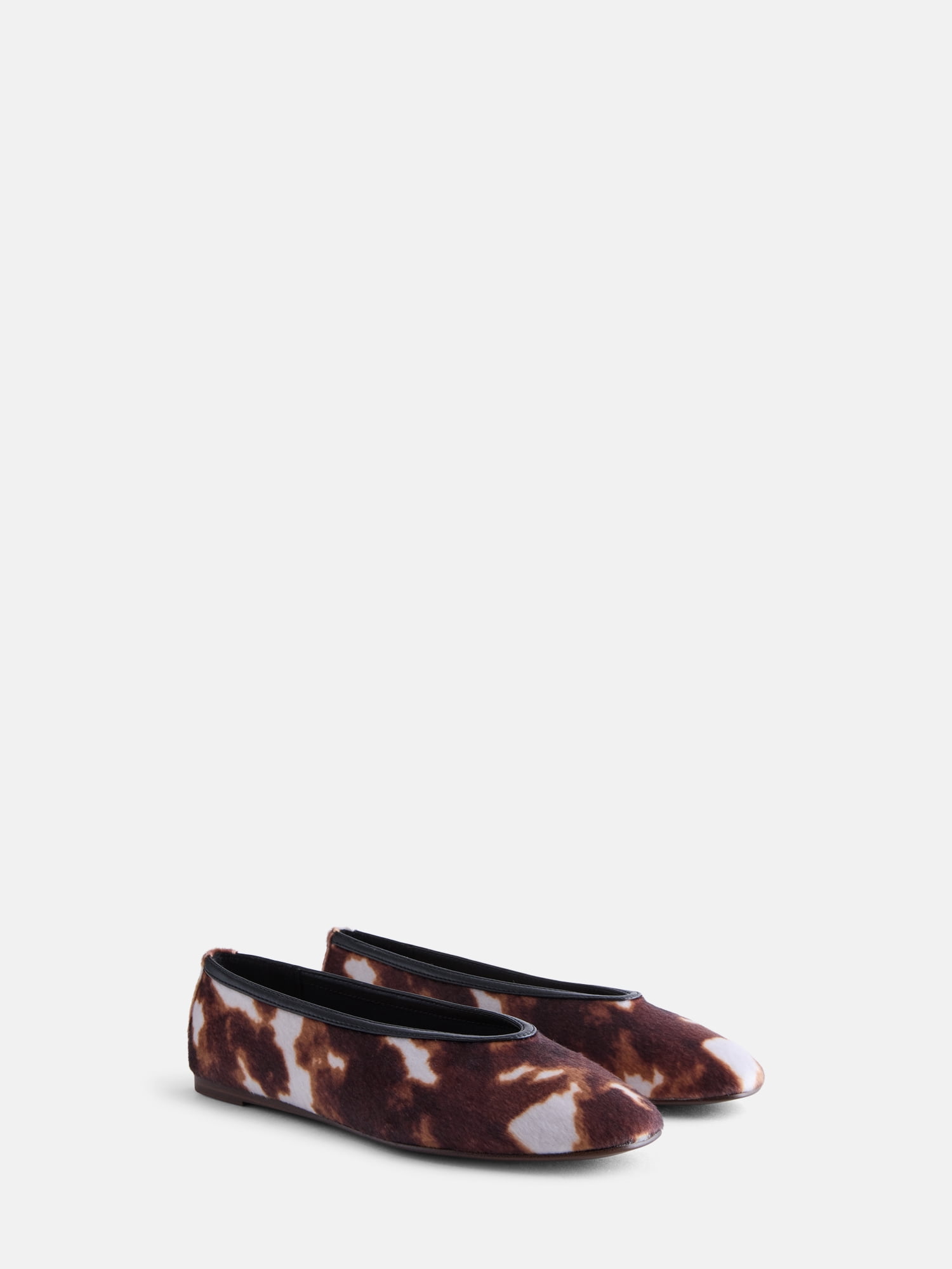 Madden NYC Women's Cow Print Ballet Flats