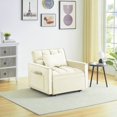 thumbnail image 3 of Sofa Bed Couch 3 in 1 Convertible, Single Sofa Chair with Adjustable Back, Recliner Chair Suitable for Small Spaces, 3 of 9