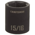 thumbnail image 2 of Craftsman Sockets, 1/2" Drive 15/16" SAE Impact Sh CMMT15857, 2 of 4
