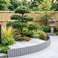 thumbnail image 4 of 12 Panel Decorative Garden Fence, Rock Gray Landscape Border Edging for Flower Beds Lawns, Plastic Yard Fencing with Interlocking Design, Outdoor Plant Protection Barrier, Easy Install Garden Border, 4 of 5