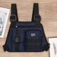 thumbnail image 2 of Bolsas Chaleco Informales Ygjytge para Hombres Pecho Segura Oxford para Viajes Senderismo Azul Oscuro, 2 of 8