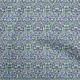 thumbnail image 1 of oneOone Velvet Light Blue Fabric Asian Suzani Fabric For Sewing Printed Craft Fabric By The Yard 58 Inch Wide, 1 of 5