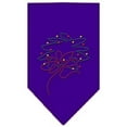 thumbnail image 1 of Wreath Rhinestone Bandana Purple Large, 1 of 1