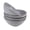 Slate Grey, variant on Elanze Designs Modern Chic Ribbed Ceramic Stoneware Dinnerware Bowls Set of 4 - Slate Grey