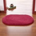 thumbnail image 2 of Nvzi Bathroom Rug Mat , Non-Slip Plush Shaggy Bath Carpet, Machine Wash Dry, Bath Mats for Bathroom Floor, Tub and Shower, Bathroom Runner Bathmat Accessories Decor, Rose Red,16*24inch, 2 of 5