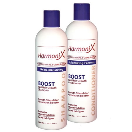 Boost Shampoo And Conditioner For Fast Hair Growth 12 Oz Each By