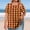 Yellow, variant on Women's Plus Size T-Shirt, Short Sleeve Pleated Blouse with Buttons and Striped Pattern for Casual Wear