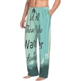thumbnail image 2 of Xecao Not All Those Who Wander Are Lost1 Men's Straight Lounge Pajama Pants: The Ultimate in Comfortable Sleepwear, 2 of 9