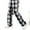 Black and White, variant on Women's Pants Casual Gingham Straight Leg Black and White XS (2)