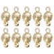 thumbnail image 1 of EeaseMX 10 cierres magnéticos cilíndricos de 10 mm para joyería, delicados cierres para collar, multiusos, para pulseras y bisutería (dorados), 1 of 7