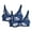 Navy, variant on 2PC Sexy Sheer See Through Bras Unlined Underwire Lace Mesh Non Padded Ultra Thin Clear Bralette