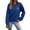 Blue, variant on Valentine's Sweatshirt Women Heart Graphic Shirt Long Sleeve Crew Neck Casual Print 2026 Fall Trendy Outfits