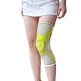 thumbnail image 5 of Protective Gear Knee Brace with Spring Support and Adjustable Compression for Joint Stability and Enhanced Mobility, 48-53 cm, Green, 5 of 8