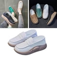 thumbnail image 1 of Chaussures Décontractées pour Femmes Confortables à Enfiler Chaussures Décontractées pour Marche Intérieure Extérieure Beige 35, 1 of 8