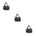thumbnail image 1 of Guardoinrt Space-saving Foldable Storage Bags Items Organized On Go Shopping Bag For Travel Polyester Beach Bag Handbag Reusable black pantherpattern 3Set, 1 of 6