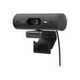 thumbnail image 1 of Logitech Brio 505 Full HD Webcam with Auto Light Correction, Auto-Framing, Show Mode, Dual Noise Reduction Mics, Privacy Shutter, Works with Microsoft Teams, Zoom, Google Meet, 1 of 15