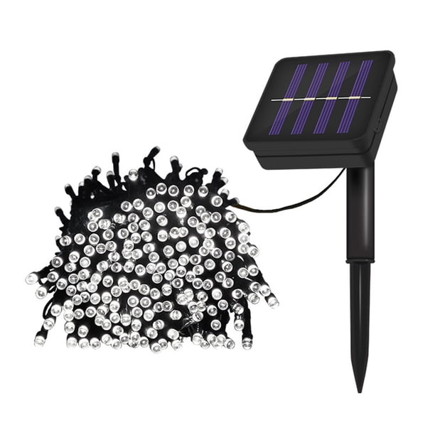 Guirnalda de luces LED resistente al agua para decoración de jardín solar interior (22 m blanco) Lamparas Tmvgtek Para estrenar