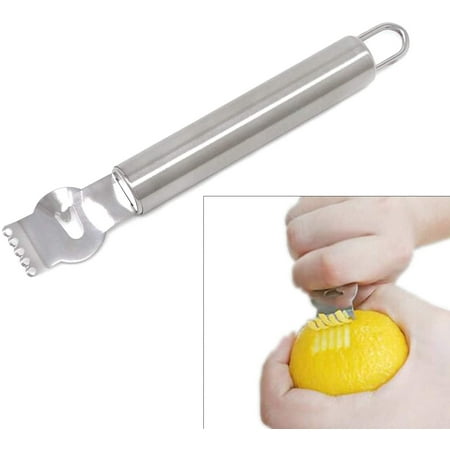 1PCS Stainless Steel Lemon Zester Grater Orange Citrus Peeler Tool for