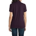 thumbnail image 2 of Mafoose Women's Stretch Pique Polo Aubergine Purple X-Small, 2 of 5