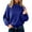 Blue, variant on Round Neck Cable Knit Sweater For Women Long Sleeve Classic Weave Comfortable Pullover Timeless Style Winter Warmth XXXXXL Size Black