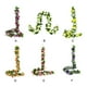 thumbnail image 3 of Injueey Flores artificiales de glicina de larga duración para la decoración del hogar y el jardín Flores artificiales para la decoración Decoración Naranja, 3 of 6