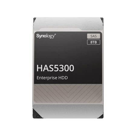 UPC: 0846504004164 | Synology HAS5300-8T Enterprise 8TB HDD SAS 12Gb/s 512e 7200 RPM 256MB Cache 3.5  Internal Hard Drive