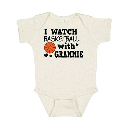 

Inktastic I Watch Basketball with Grammie Gift Baby Boy Bodysuit