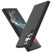 Cell Phone Cases for 6.6" Galaxy S22 5G, Njjex Liquid Silicone Gel Rubber Shockproof Case Ultra Thin fit Galaxy S22 5G Case Slim Matte Surface Cover for Samsung Galaxy S22 Plus 5G 2022 -Black