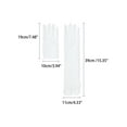 thumbnail image 2 of INSPIRE CHIC Women's Pearl Floral Lace Gloves Female Polka Point Finger Length Arm Sleeves for Grace Female Bridge Wedding Party Dating White2, 2 of 6