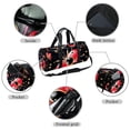 thumbnail image 2 of Seven Starred Ladybird Soccer Bag, Weekender Bag, Shoe Bag, Basketball Bag - 17.7" Sports Bag with Interior Zipper Pocket and Large Capacity, 2 of 6