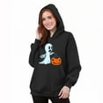 thumbnail image 6 of Pxxlle Hoodies for Women Cute Graphic Sweatshirts with Hood Plus Size Long Sleeve Holiday Pullover Tops with Pockets Black L, 6 of 6