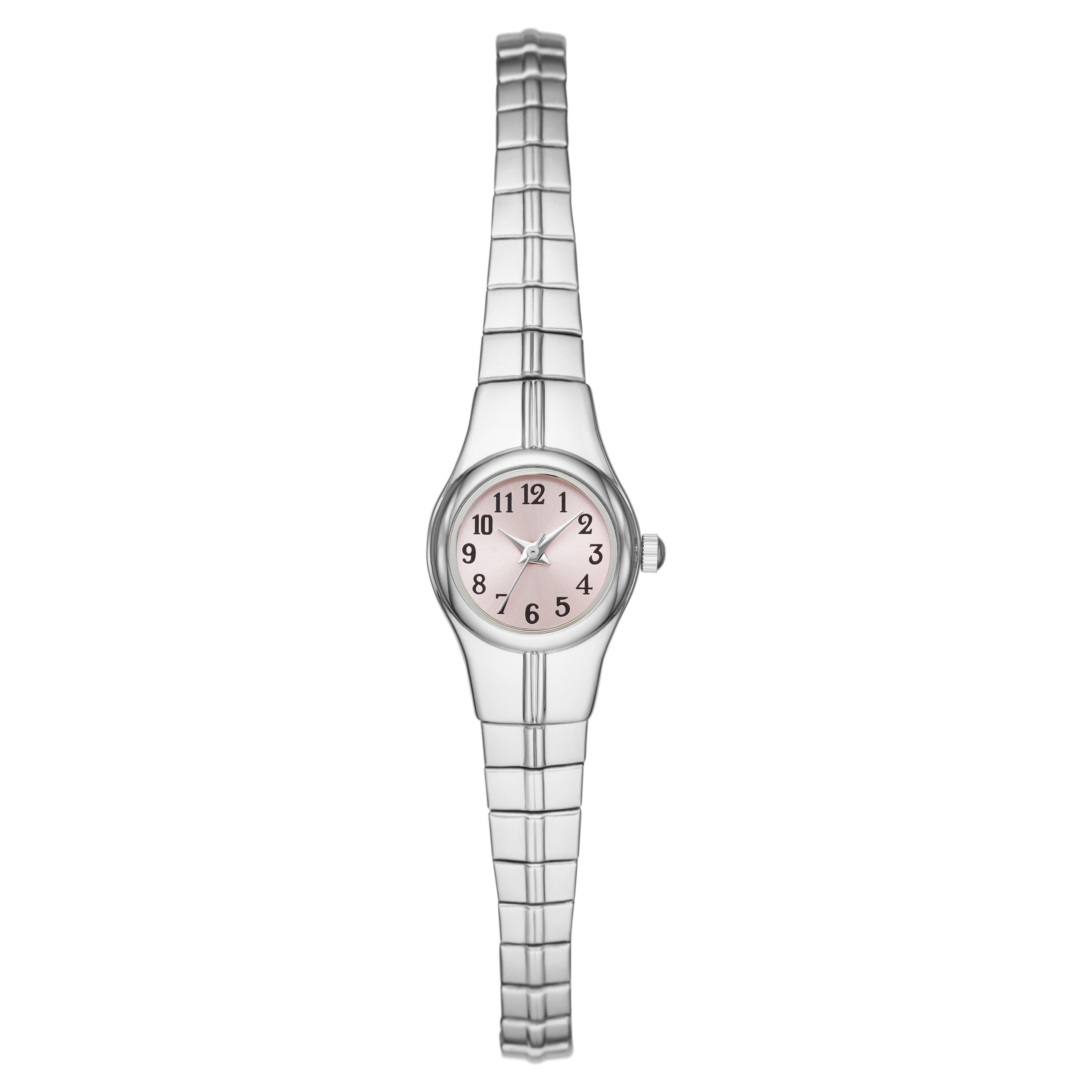 Time and Tru Women's Pink Dial Wristwatch
