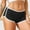 Black, variant on Satin Panties Womens Solid Color Underwear Breathable Sports Boy Shorts Underwear Briefs Womens Boyshorts Underwear Green S