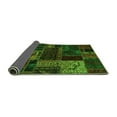 thumbnail image 2 of Ahgly Company Indoor Rectangle Oriental Green Modern Area Rugs, 4' x 6', 2 of 4
