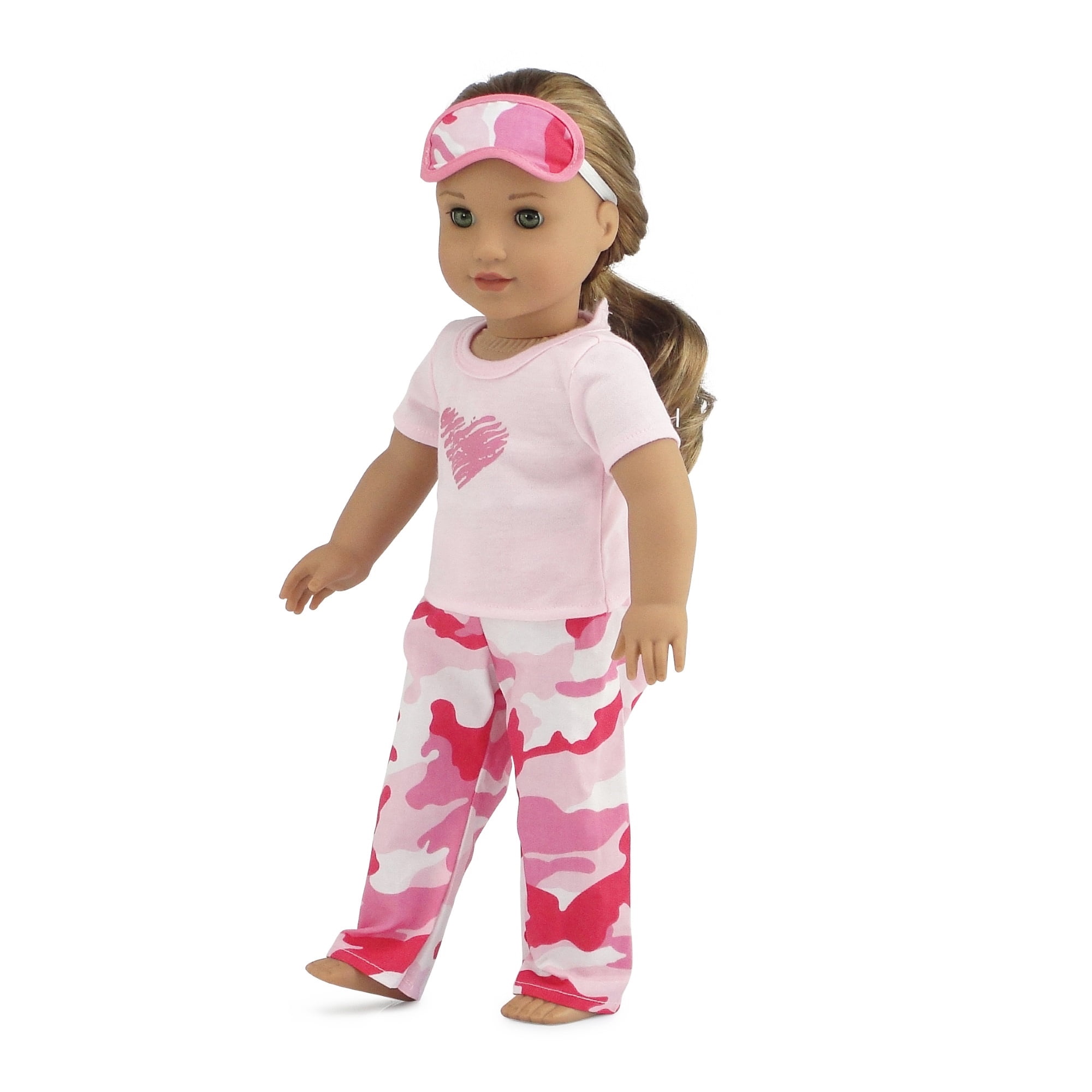 18-inch Doll Accessories - Travel Carrier / Backpack with Trolley and  Bedding - fits American Girl ® Dolls