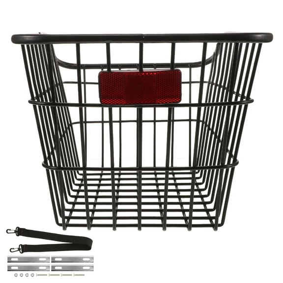 unbranded Basket Bike Basket Front Ebike Basket Rear Rack Bike Basket For Adult Bikes Bike Rear Basket Basket For Adult Bike