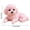 Pink, variant on Simulated Poodle Squishy Stress Toy with Slow Rising Texture and Red Collar, Brown, for Relaxation, Squeeze Toy