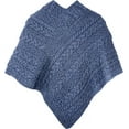 thumbnail image 7 of Aran Poncho Merino Wool Cable Knitted Women's Cape Made in Ireland, One Size, 7 of 7