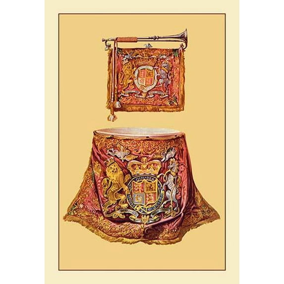 State Trumpet and Kettle Drum-Fine Art Canvas Print (20" x 30")