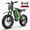 Green, variant on Bluvall Electric Bike for Adults, 1800W Motor 35MPH, 52V/25AH Battery, 20"x4" Fat Tire Ebike, E Mountain Bicycle, Full Suspension UL2849