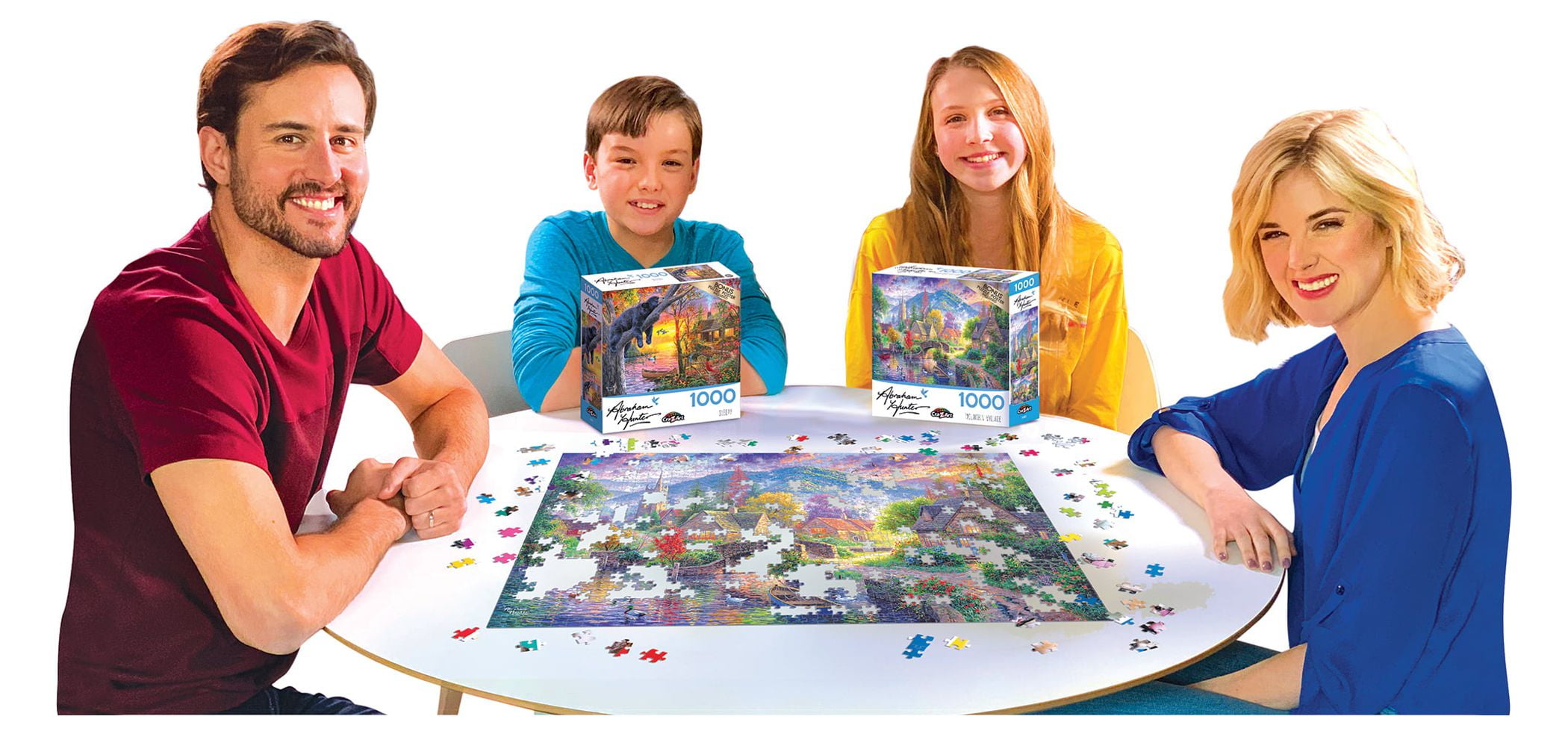 Cra-Z-Art Abraham Hunter 1000-Piece Sleepy Adult Jigsaw Puzzle