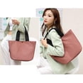 thumbnail image 3 of Tote Bag for Women Minimalist Waterproof Shoulder Purse Casual Lightweight Top Handle Bag Hobo Travel Handbag, 3 of 7