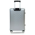 thumbnail image 3 of TUCCI T0330-03PC-SILWT Borsetta T0330 ABS Luggage Set, Silver & White - 3 Piece, 3 of 5