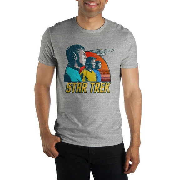 Bioworld StarTrek Planet Landscape with Sunset Shirt-X-Large