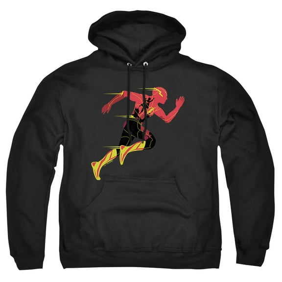 The Flash Movie Batman Supergirl Silhouette Unisex Adult Pull-Over Hoodie