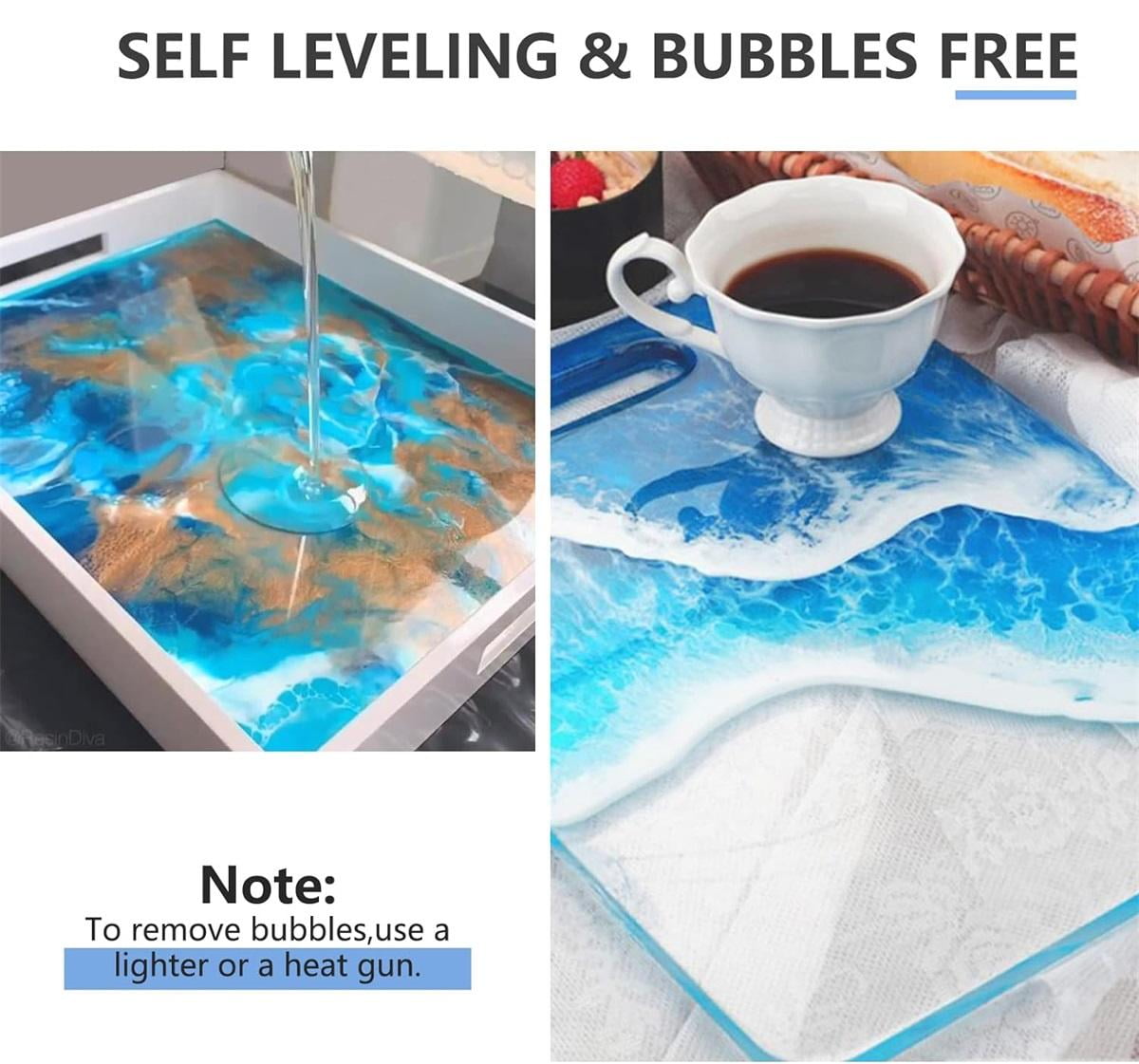 Epoxy Resin 1 Gallon, Crystal Clear Epoxy Resin Kit for Pros & Beginner,Casting Resin for Art Coating & Casting Jewelry DIY River Table Countertop Tumbler Wood Canvas Painting Art Craft Resin